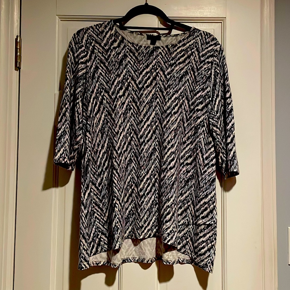 J Jill Wearable Collection 3/4 Sleeve Top